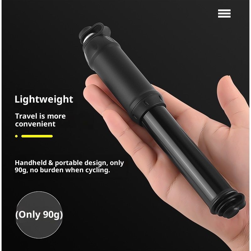 Bicycle Hand Pump,  Compact Bike Pump   Bicycles Tire Pumps Portable Air Pumps Inflator Small Handheld Bikes Pumps for Mountain Road Bikes, Scooter, Basketball