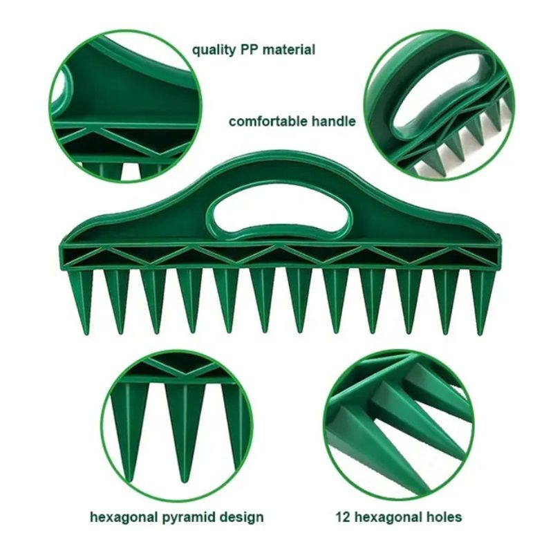 Seed-in Soil Digger and Soil Spacer for Planting Seeds  for Vegetables, Flowers & Herbs. Durable & Ergonomic