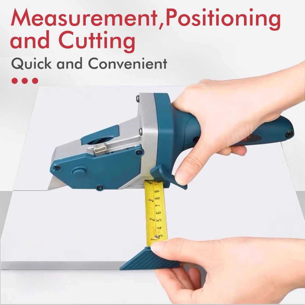 Gypsum Board Cutting Tool Gypsum Board Cutter Multifunctional Woodworking Panel with Tape Measure Tool Kit Includes Cutter, Pencil and 5 Blades