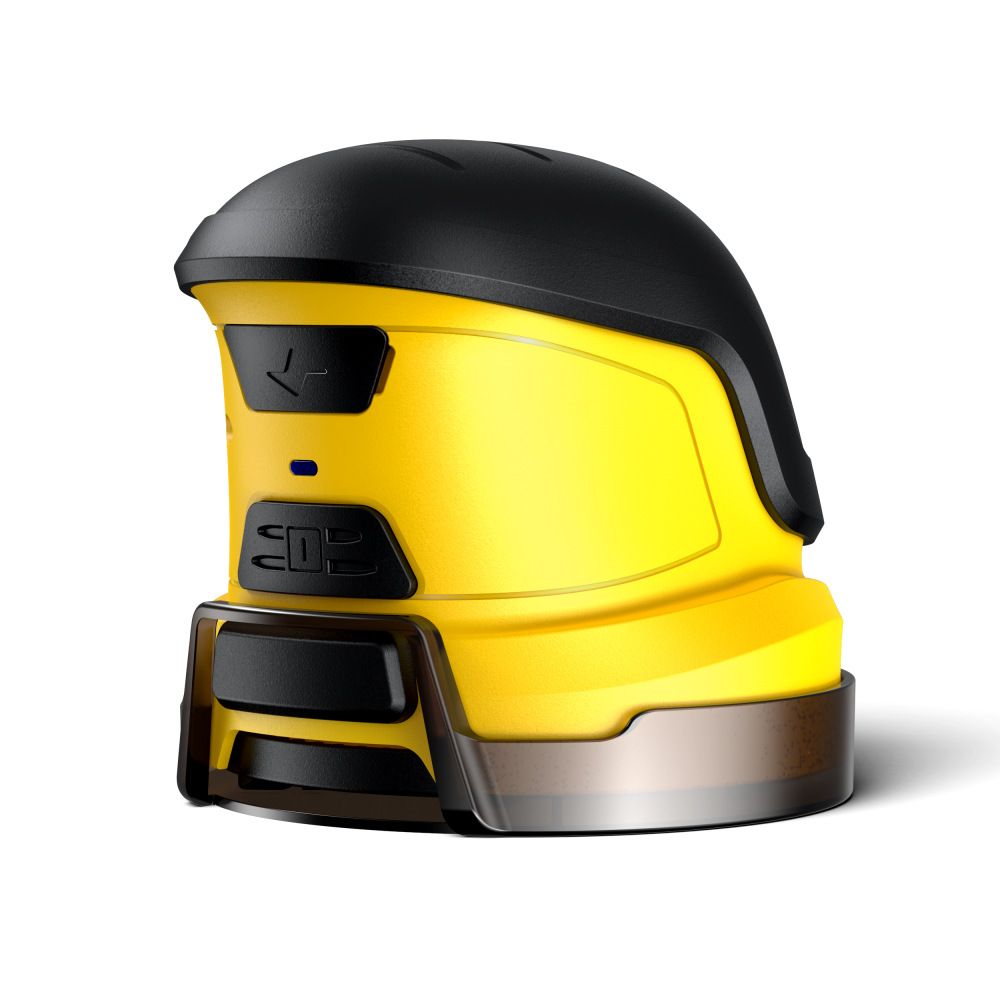 Battery Operated Windscreen Defroster  Handheld Snow Scraper for Car, Cordless Snow Remover, Portable De-ice Tool（yellow）