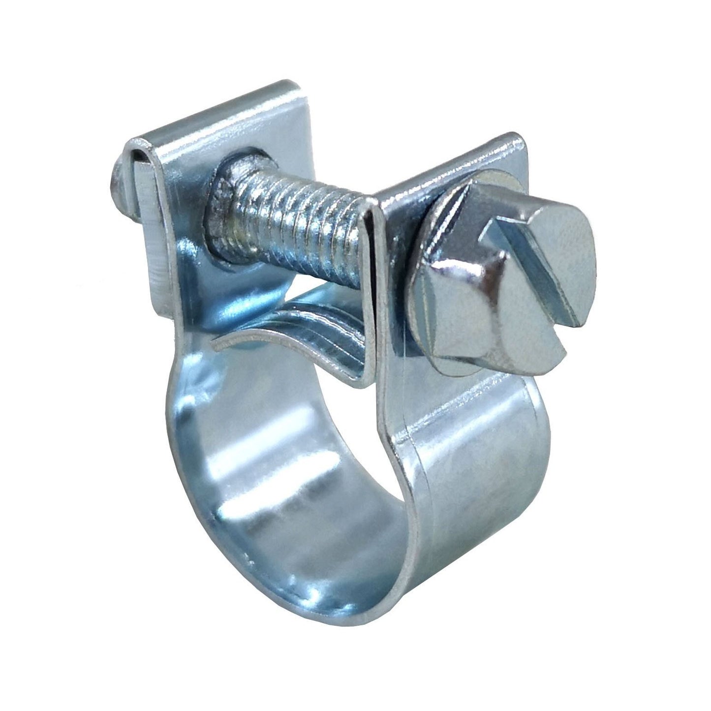50PCS Fuel Line Clamp 304 Stainless Steel,Mini Fuel Injection Gas Line Hose Clamps,Pipe Clamp for Automotive,Diesel Petrol Pipe
