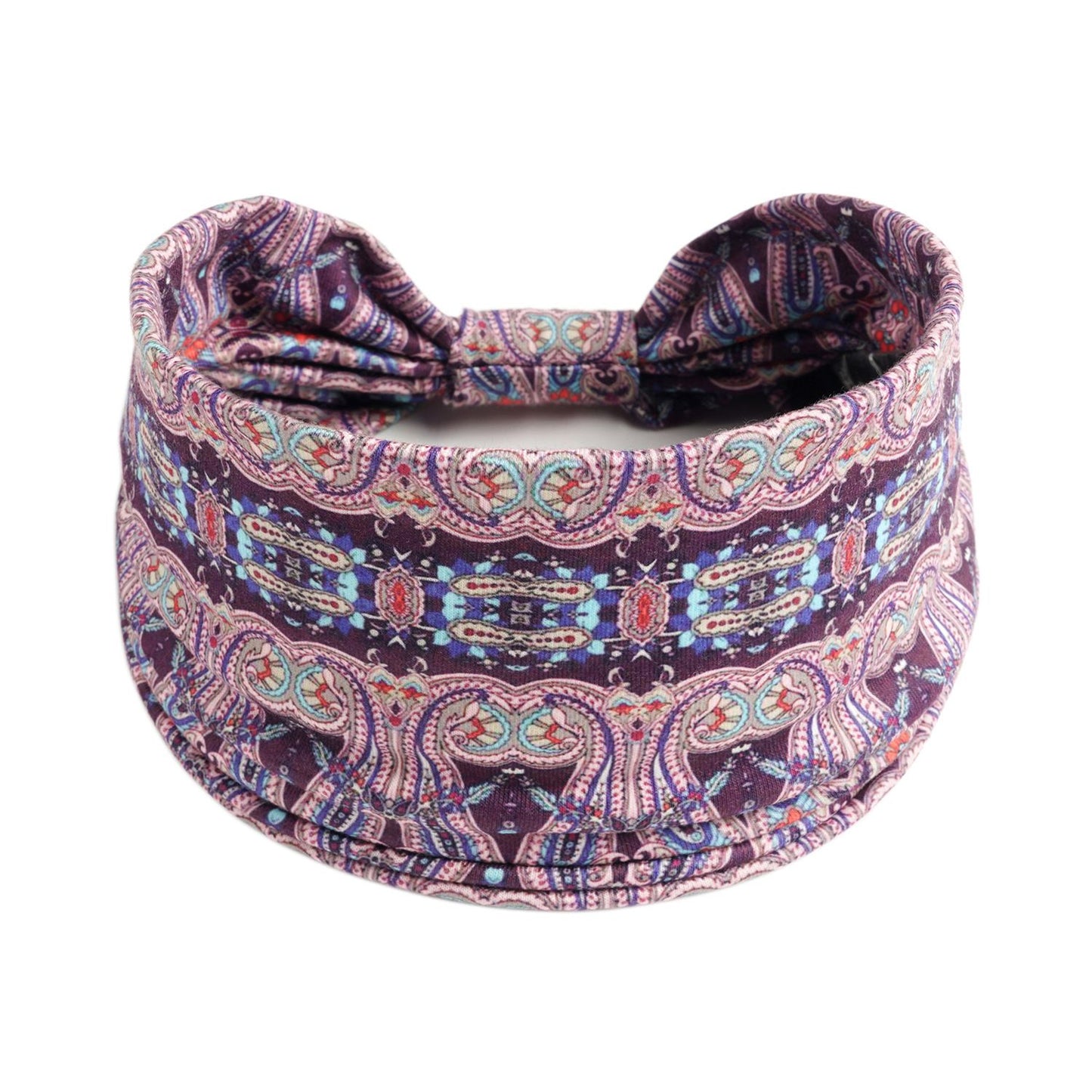 10 Pieces Womens Mens Headband Printed Hairband Bandana Wrap (Multicolored )Elastic Headband Stylish Wrap Headbands Hair Accessories