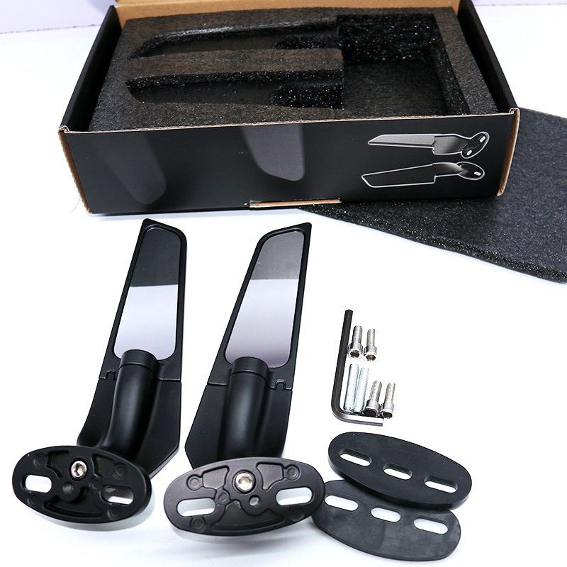 Racing Motorcycle Rear View Mirrors, Stealth Mirrors, Racing Motorcycle Mirrors,Modified Motorcycle Aerodynamic Wing