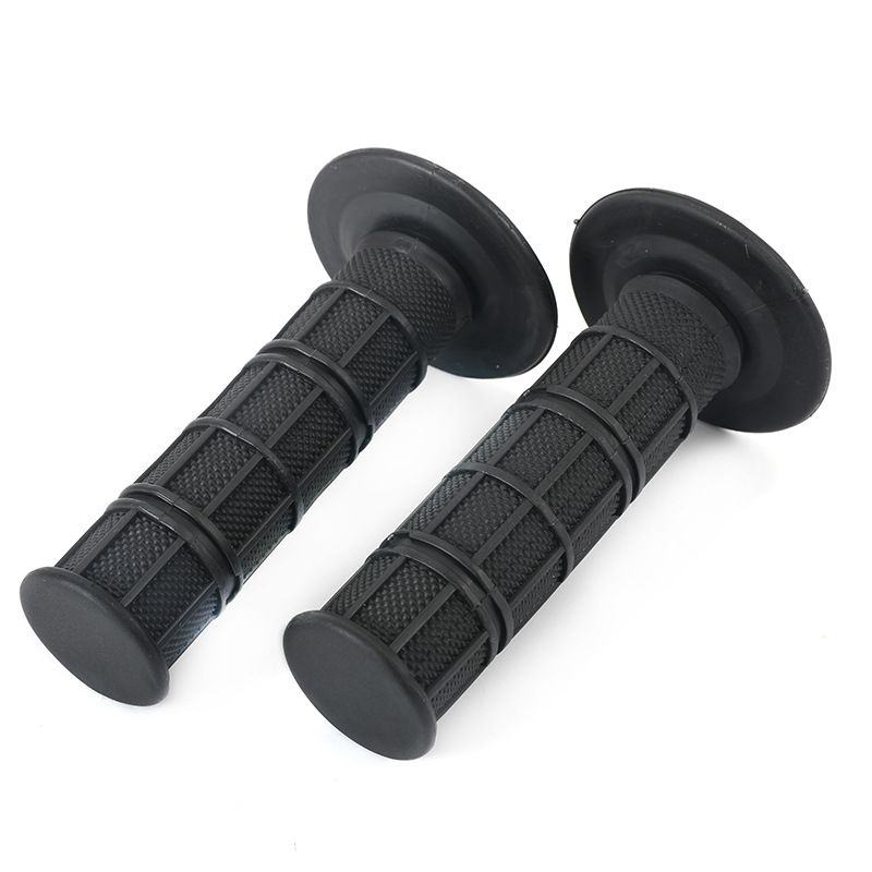 Black Motorcycle Grip, Motorcycle Hand Grips for Pit Dirt Bike Motocross Motorcycle Offroad Dirt Bike