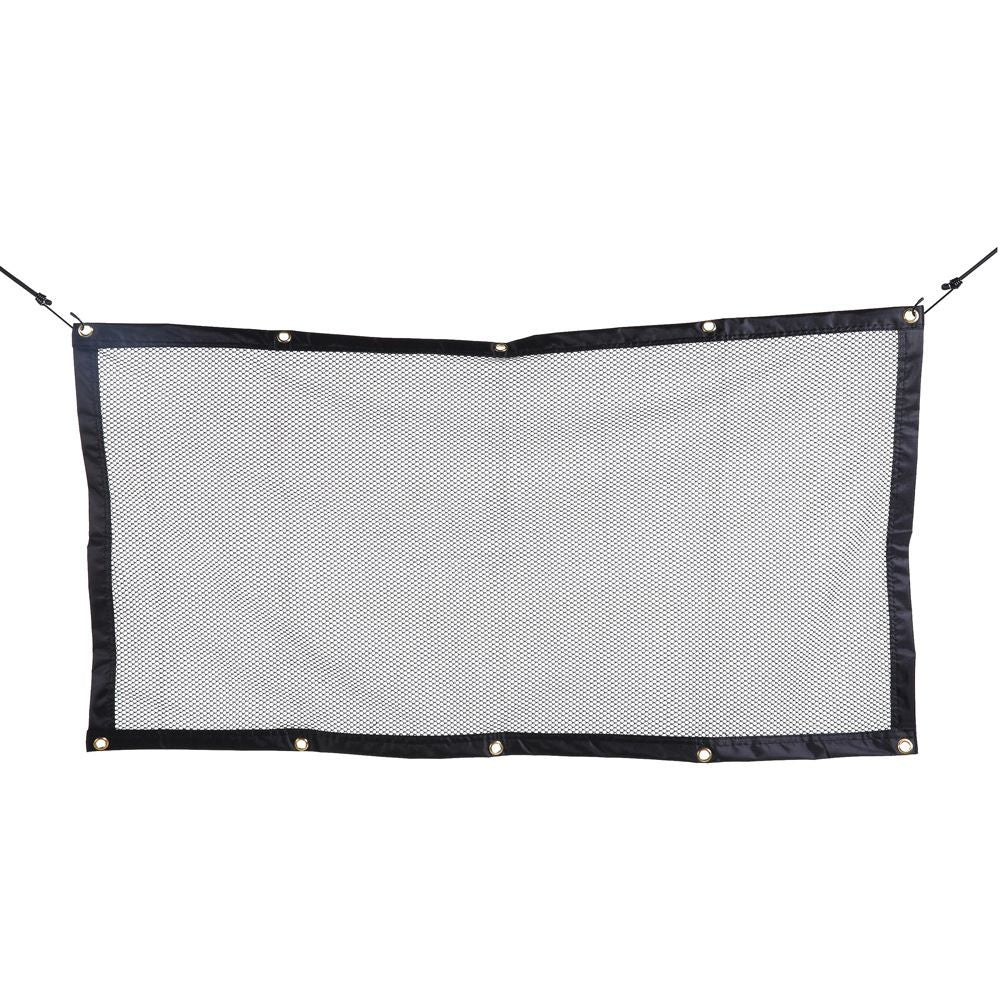 Car Dog Barrier High See Through Net Vehicle Pet Barrier for Cars Trucks and SUV, Black, Adjustable, Keeps Dogs and Pet Hair Out of Back Seat