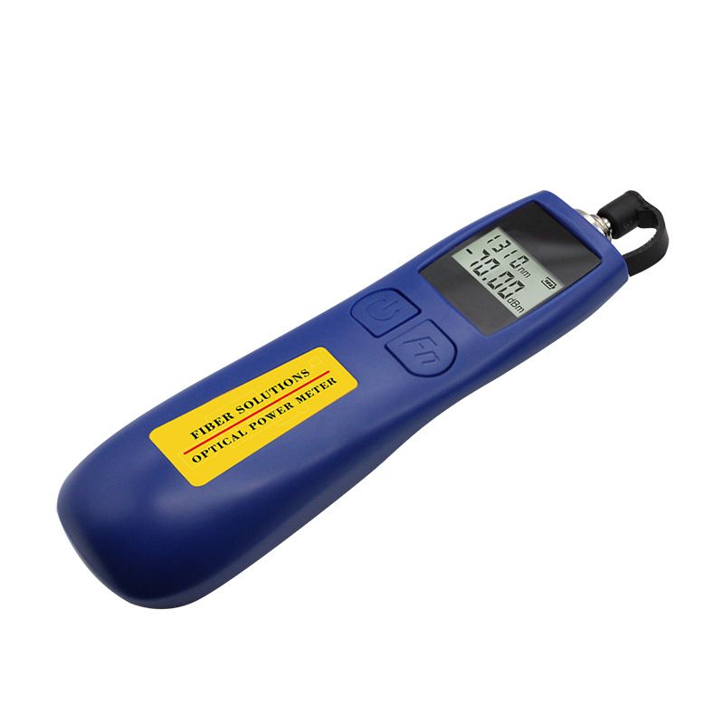 Optical Power Meter -70~+10 dBm Fiber Light Meter for Testing 6 Calibrated Wavelengths, 70g Light Weighted