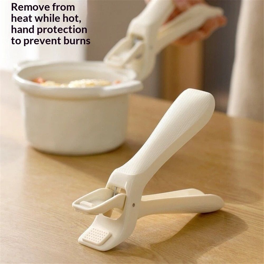 Pack of 2 Plate Gripper Compatible With Pizza Pan,Non-Slip Pan Gripper,Hot Plate Bowl Retriever with Food Out from Pots,For Egg Custard For Jidangeng,For Microwave Toaster Oven Steamer