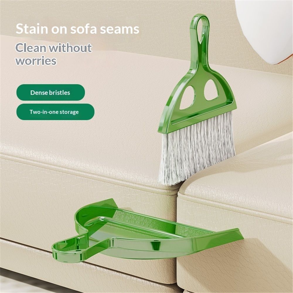 2 pack Mini Broom and Small Dustpan Brush - Mini Broom and Dustpans, Small Broom and Dustpan Set, Mini Dustpan and Brush Set, Hand Broom and Dustpan Set for Home and Pets