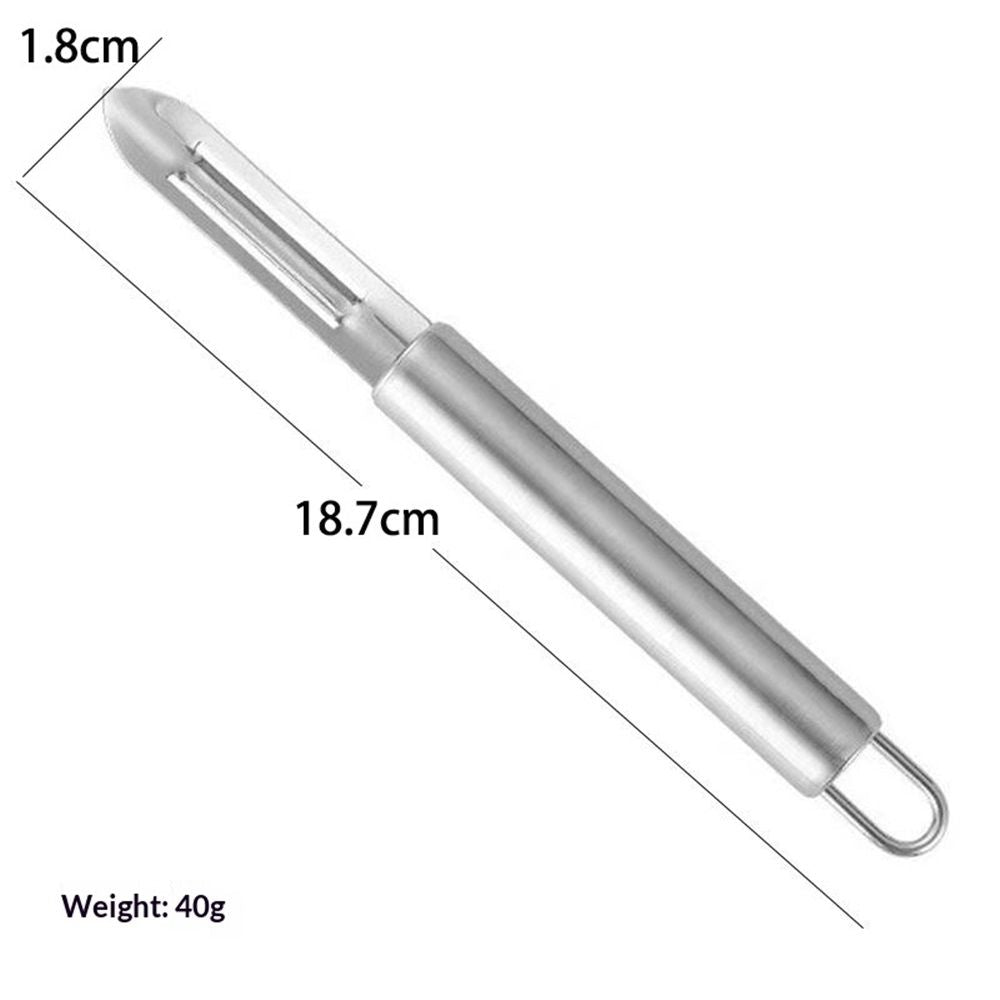 Vegetable Peeler, Stainless Steel Swiveling Blade, Silver Handle, Potato Peeler for Potato, Apple, Cucumber