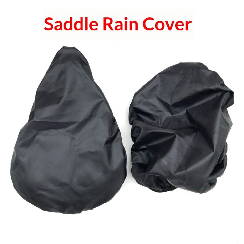 2 pack Bike Waterproof Bike seat Cover Black, Mountain Bicycle Dust Protective Cushion Saddle Rain Accessories for Men Women