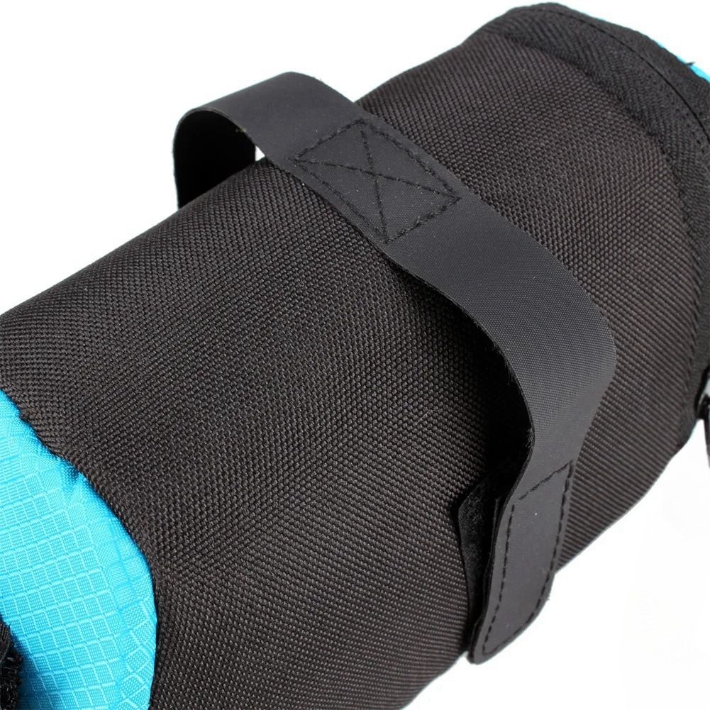 2 pack Saddle Bag Super Light Seat Saddle Bag Under-seat Zippered Opening Storage Bag for Most Kinds of (blue)