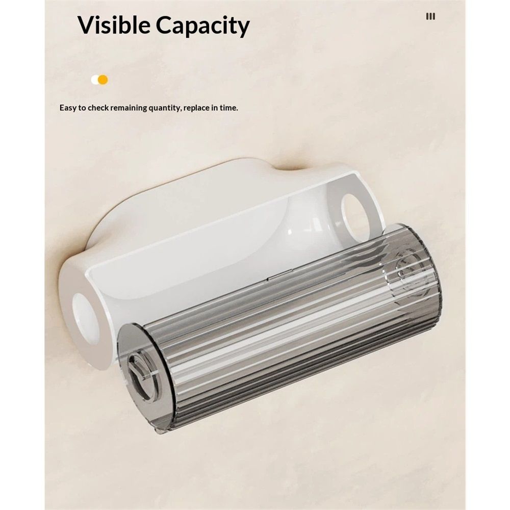 Trash Bag Dispenser Wall Mount - Plastic Holder - Under-Sink & Garage Installation - Garbage Bag Storage - Kitchen Organization & Storage（Excluding garbage bags）