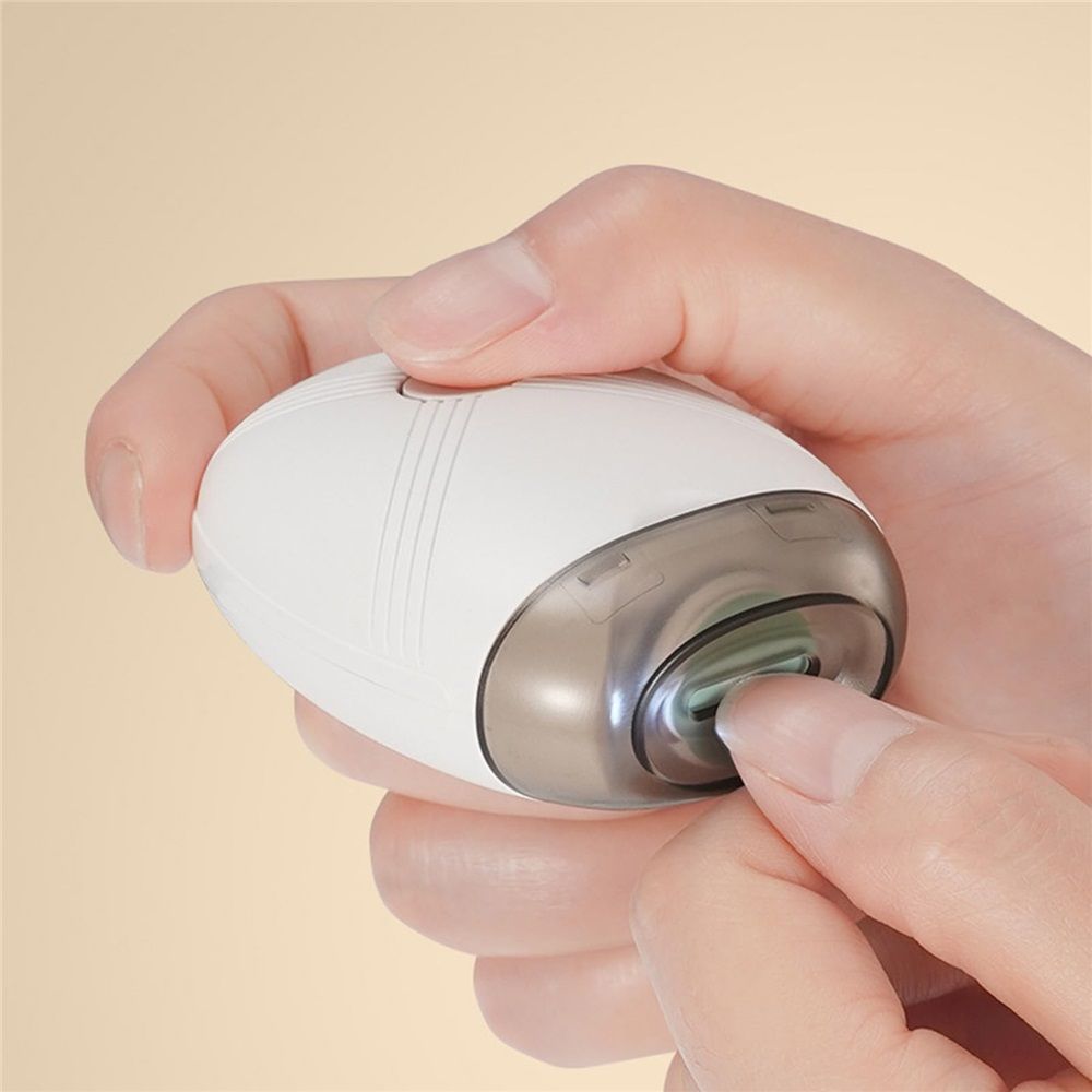 Automatic Electric Nail Clipper,  Automatic Fingernail Grinder, Automatic Nail Trimmer with Light and Nail Scraps Storage, Electric Toenail Clippers for Seniors Adults（striped style）