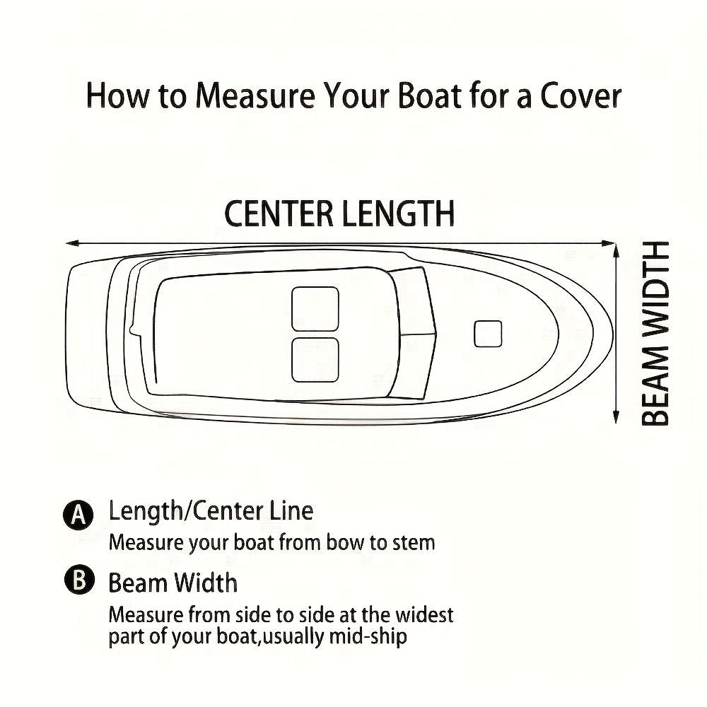 Trailerable Boat Cover – 600DHeavy Duty Waterproof Tarp with Storage Bag, Designed for V-Hull, Fish & Ski, Runabout, Bass & Fishing Boats,11-13FTSilver