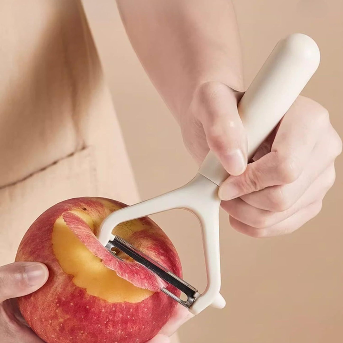 Swivel Vegetable Peeler – Kitchen Peeling Tool for Potatoes, Carrots, Apples & Cucumbers, Multi-Functional Fruit and Vegetable Peeler, 5.51"x2.76"x0.39" (Horizontal Inscription)