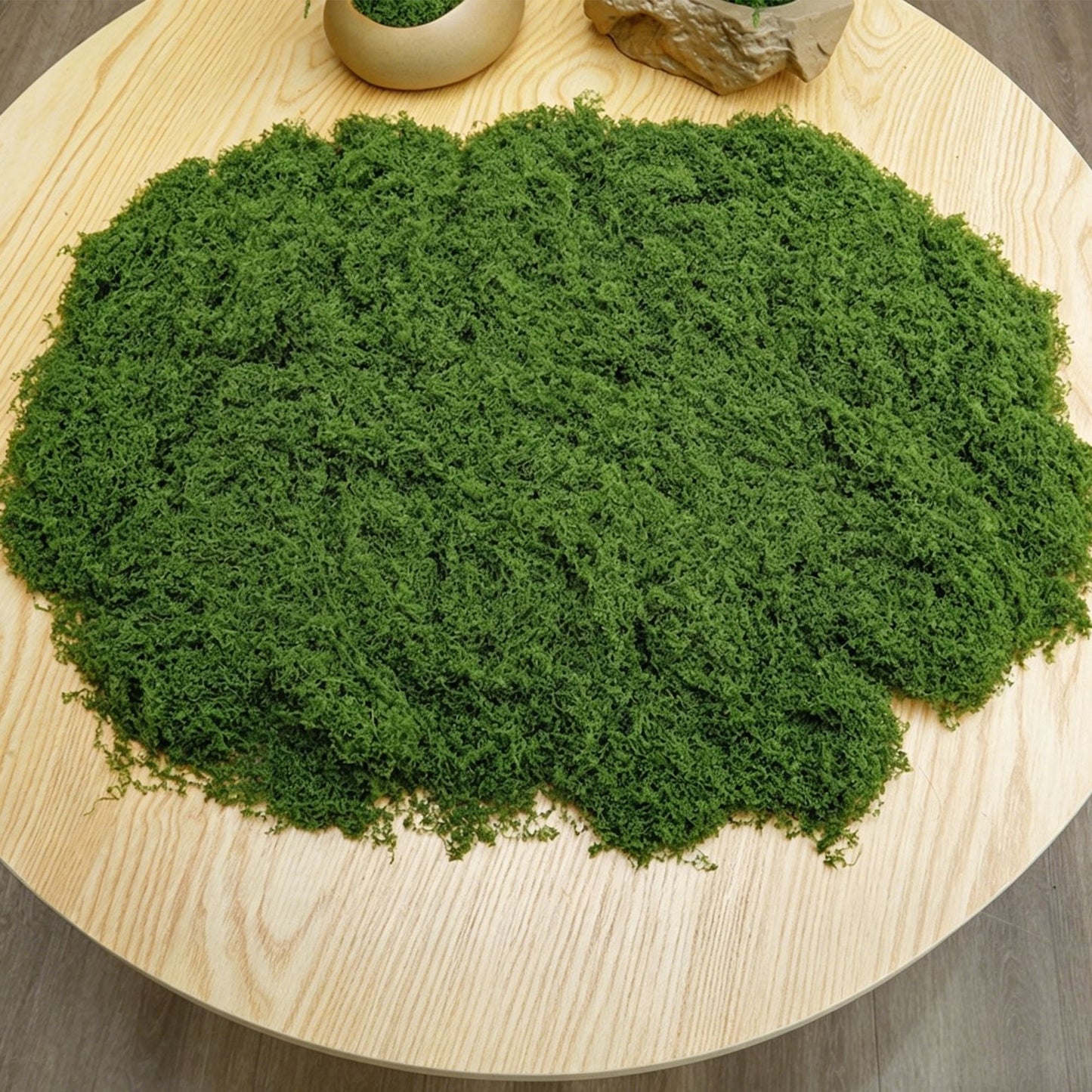 100g Artificial Dark Green Filamentous Moss 5-Pack