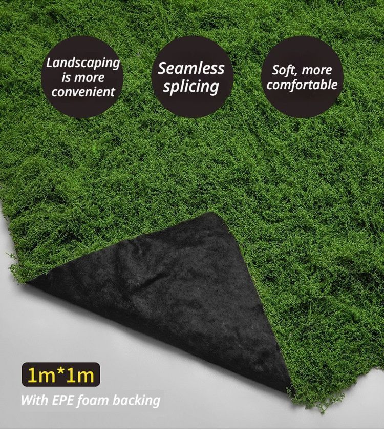 100g Artificial Dark Green Filamentous Moss 5-Pack