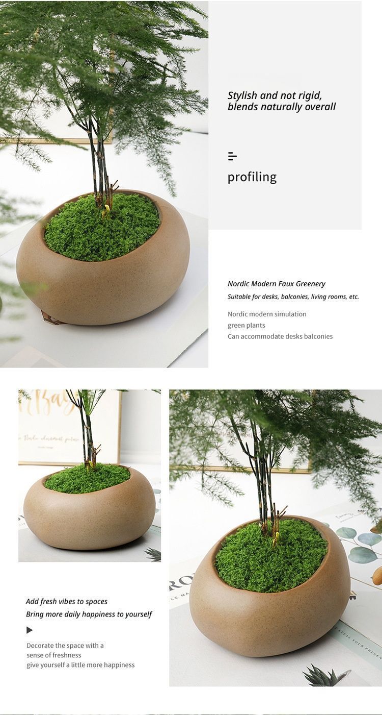 100g Artificial Light Green Filamentous Moss 5-Pack
