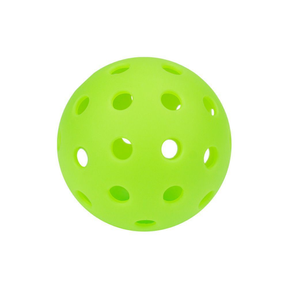 15-Pack 72mm Green Pickleballs 26-Holes
