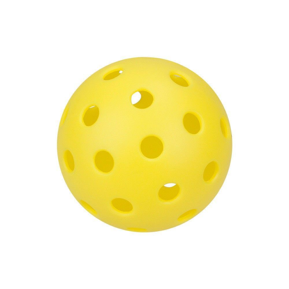 15-Pack 72mm Yellow Pickleballs 26-Holes