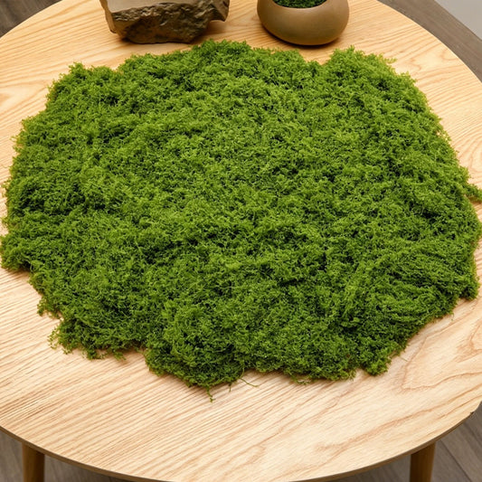 200g Artificial Light Green Filamentous Moss 3-Pack