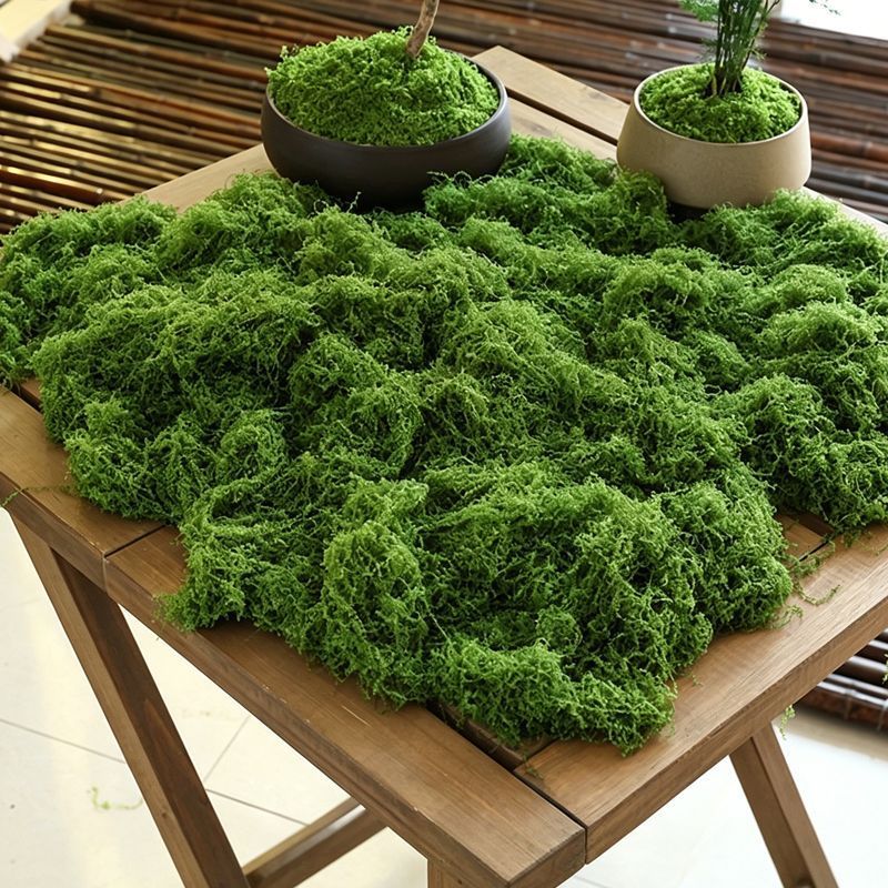 200g Dark Green Artificial Stringy Moss