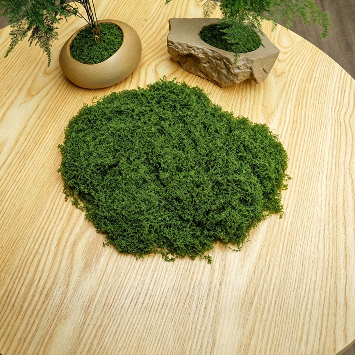 20g Artificial Dark Green Filamentous Moss 10-Pack