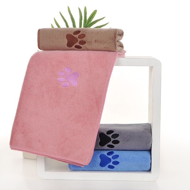 3-Pack Pet Quick-Dry Microfiber Towel Pink Size-50x100cm