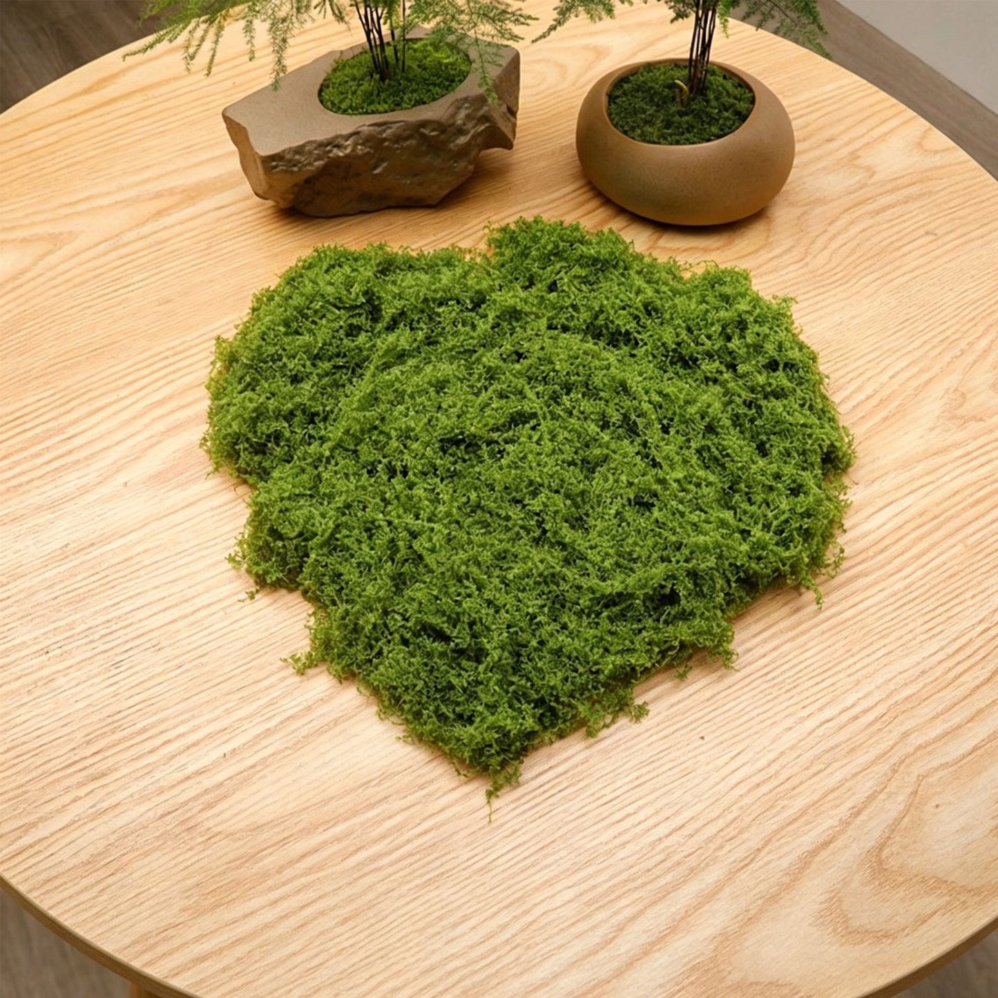 30g Artificial Light Green Filamentous Moss 10-Pack