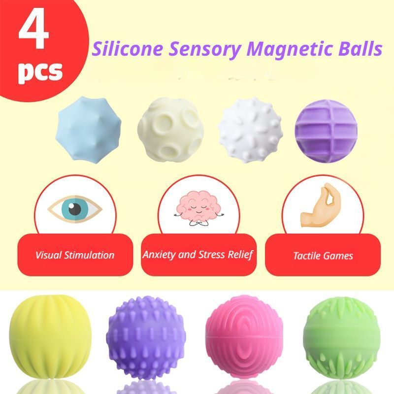4-Pack Medium Random Candy Colors And Styles