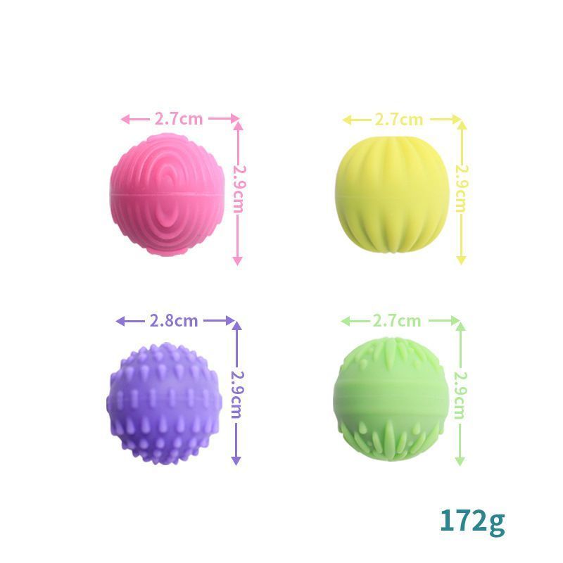4-Pack Medium Random Pastel Colors And Styles