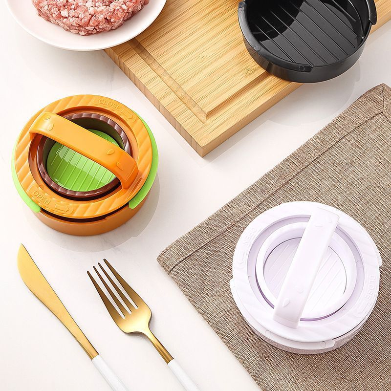 4Pcs Round Hamburger Patty Press Maker Tool Set