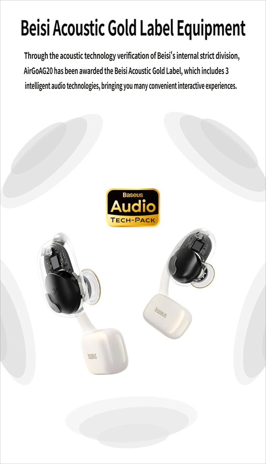 AG20 Bluetooth headset-White