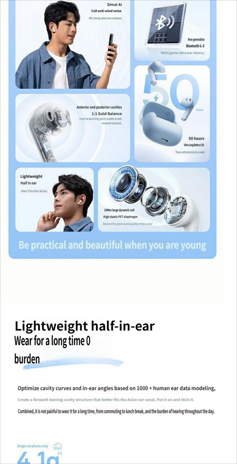 BS1 Bluetooth headset-Black