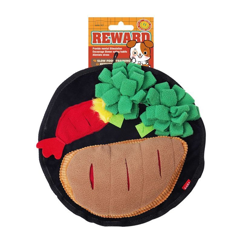 Dog Snuffle Mat for Foraging and Enrichment fried chicken
