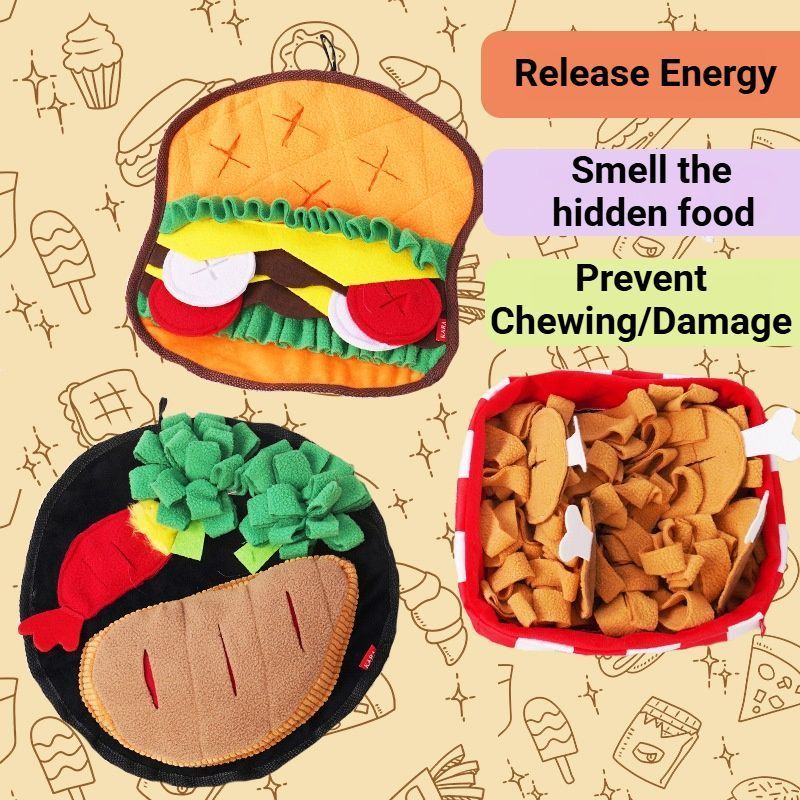 Dog Snuffle Mat for Foraging and Enrichment hedgehog