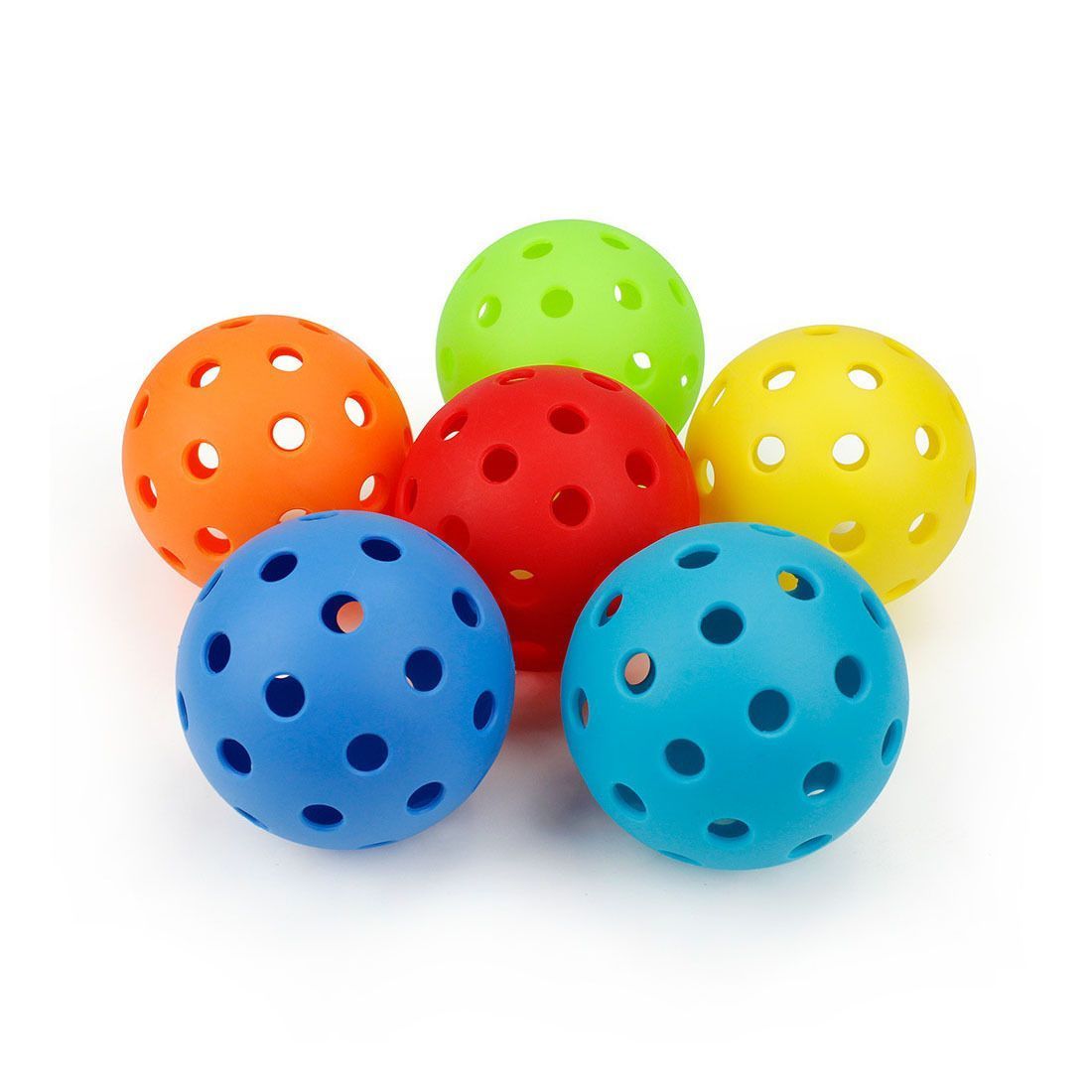 Durable Orange Pickleballs 40-Holes 12-Pack (Color Box)