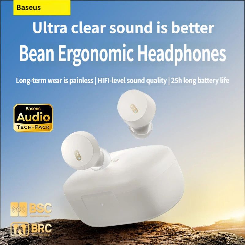 E18 Bluetooth headset-White