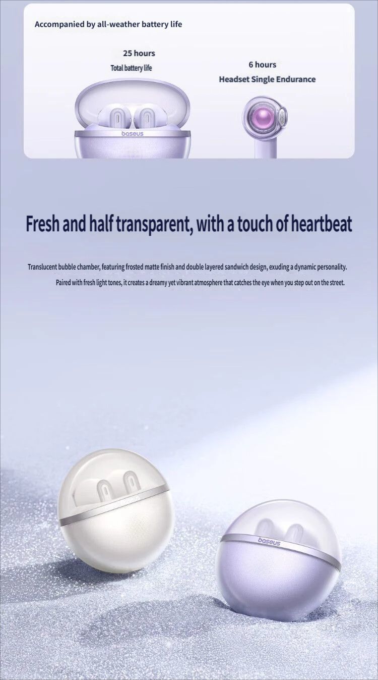 E5 Bluetooth headset-Pink