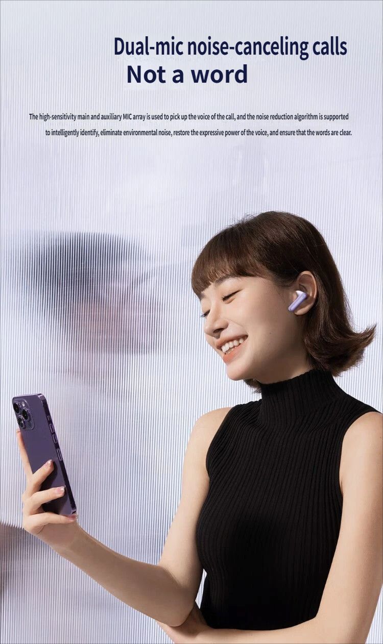 E5 Bluetooth headset-Pink