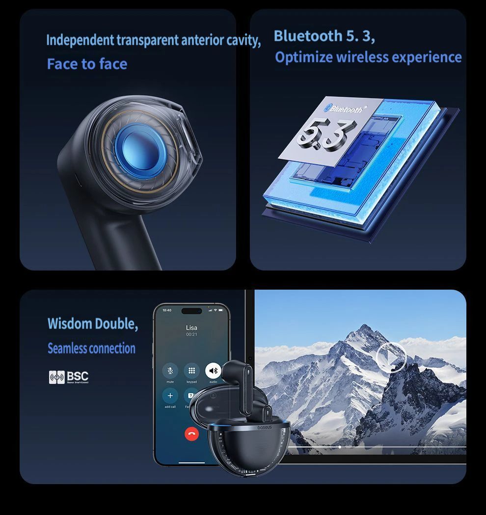 E5x Bluetooth headset-Black