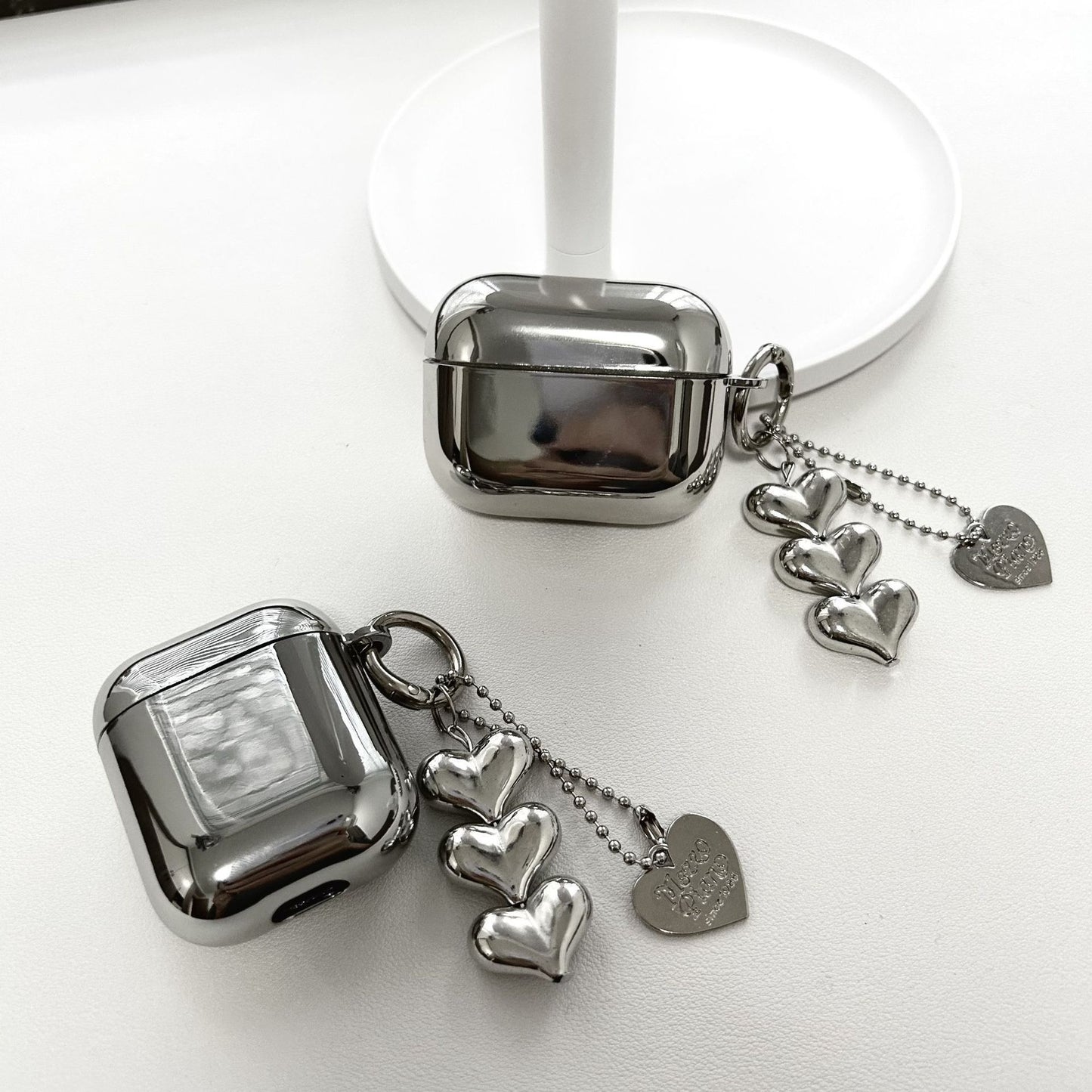 Electroplated 3D Heart + Bracelet Apple AirPods 3