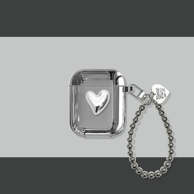 Electroplated 3D Heart + Bracelet Apple AirPods Pro