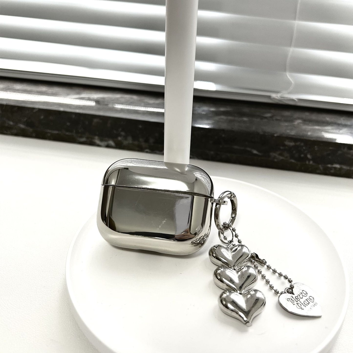 Electroplated 3D Heart + Bracelet Apple AirPods Pro 2