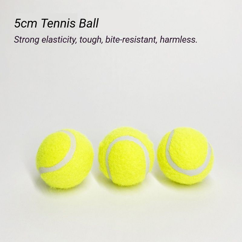 Fluorescent Yellow Dog Tennis Balls 6-Pack - 2 Inch