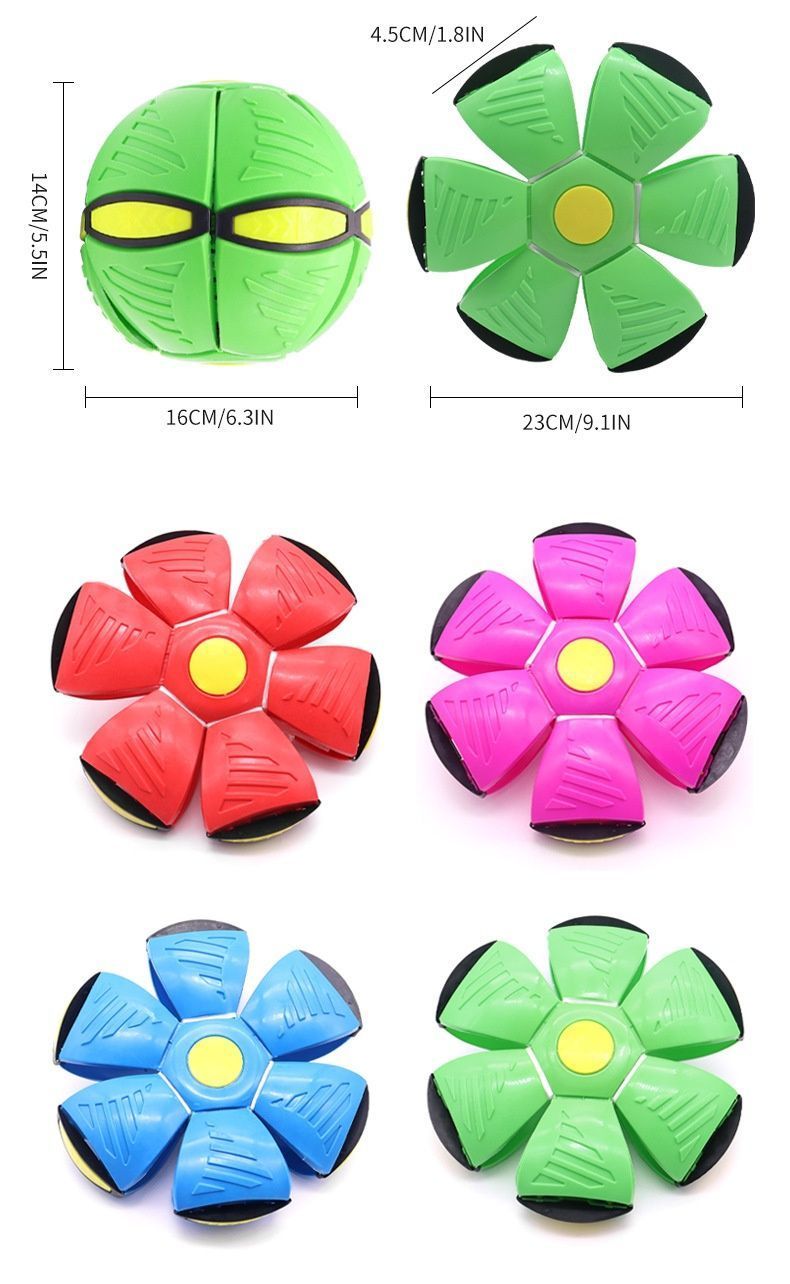 Frisbee Deformation Ball - blue + No Light Version×5