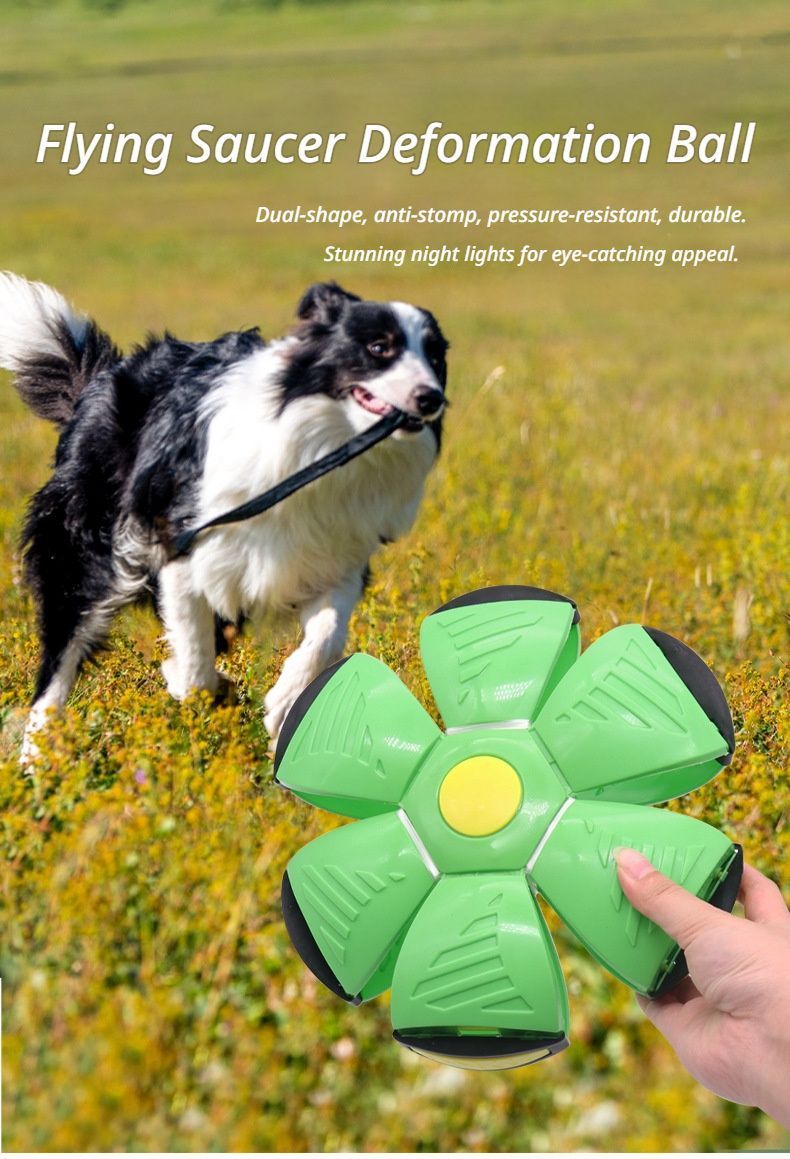 Frisbee Deformation Ball - green + No Light Version×5