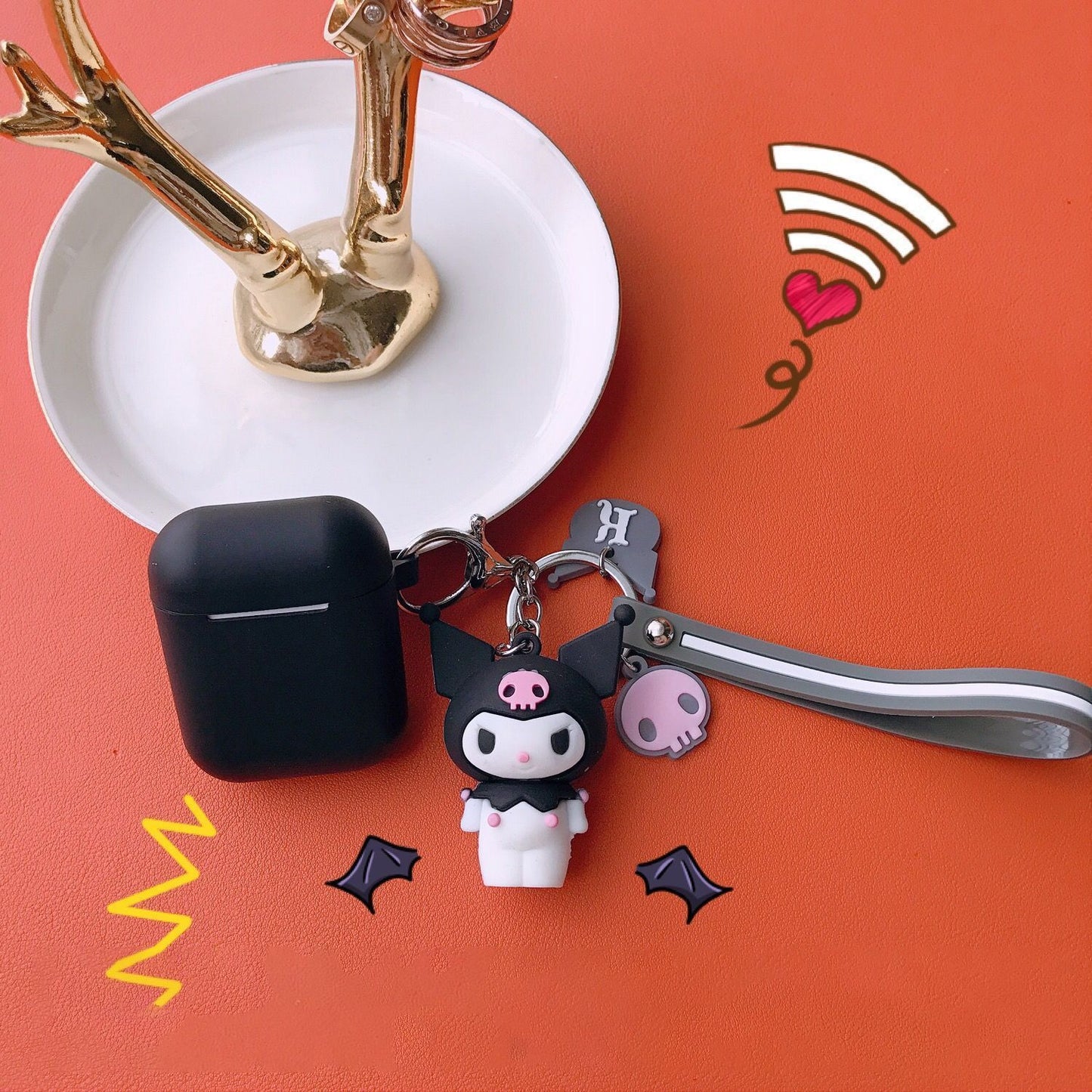 Grey set + Geometric Koala Apple AirPods pro