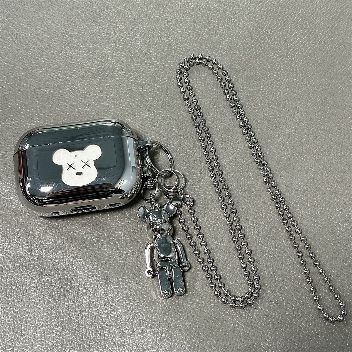 Laser Engraved Fortune + Matching Keychain + Necklace AirPods pro