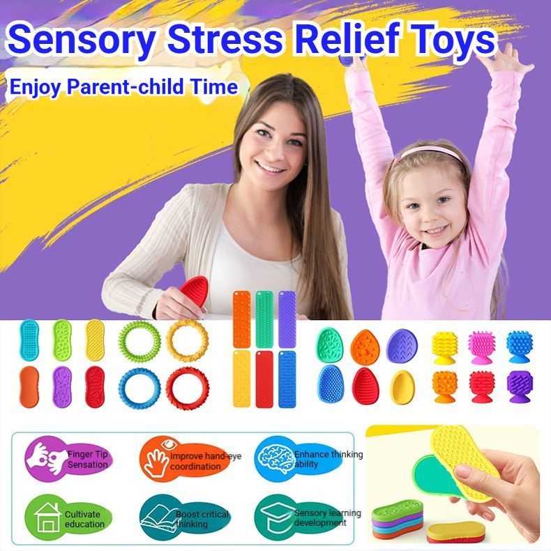 Long strip suction cup toy - 6 pieces